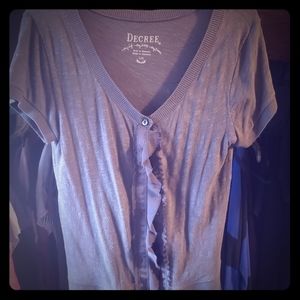 Decree button up short sleeve